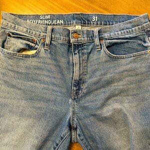 J crew slim boyfriend jeans